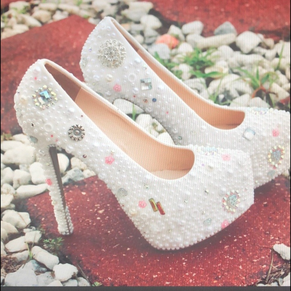 Rhinestone high heel Shoes
